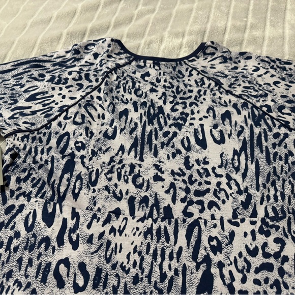 Melissa McCarthy Seven7 Womens Plus Animal Print High-Low Peplum Top Siz… - Picture 3 of 12